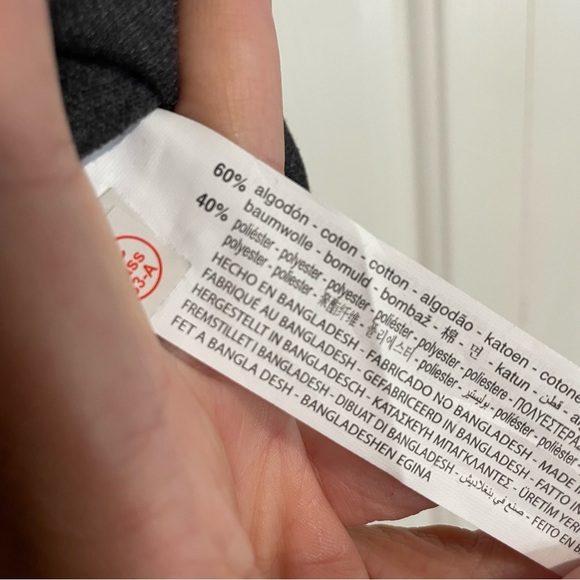 Zara Gray Mid Length Short Sleeve T-Shirt Dress, Size Small, NWT - Picture 6 of 9